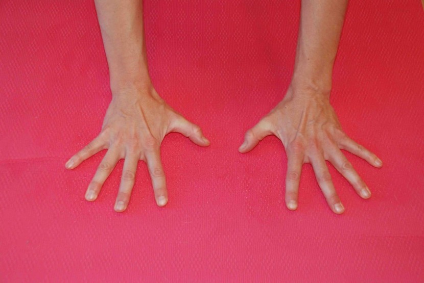 prana e.c.o. - moisture does make the surface of this mat a little slippery (hard...