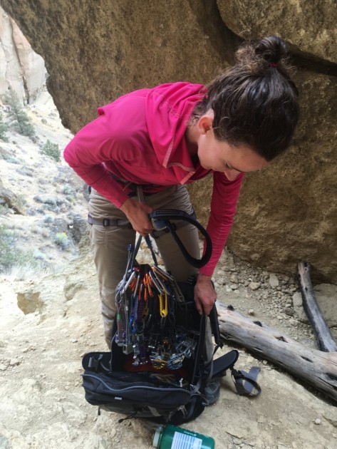 mountain hardwear splitter 40 - testing the mountain hardwear splitter 40 backpack on a climbing trip.