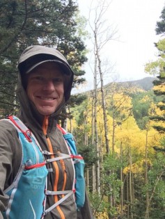 Testing the &quot;light rain&quot; protection of the Squamish Hoody while out fo...