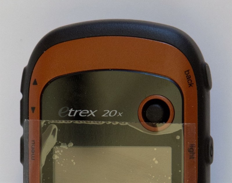 the etrex 20x has six buttons in total. on the left there are three...