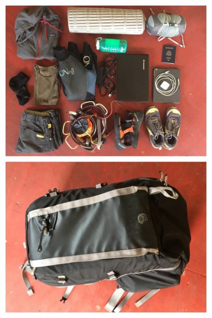 mountain hardwear splitter 40 - the capacity of the mountain hardwear splitter backpack: all inside!...