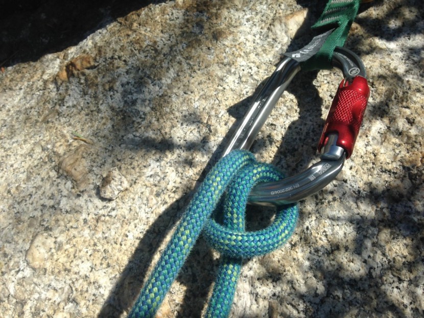 petzl am'd twist-lock - even though its d shape is not the best for belaying with munter...