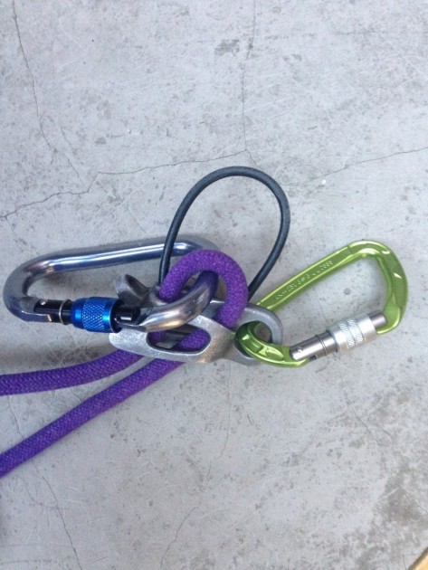 edelrid pure screw - this is a good use of the edelrid pure screw- it hardly weighs a...