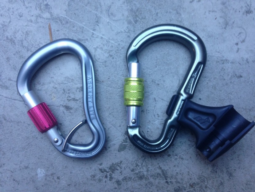 wild country ascent lite belay - the two belay specific lockers compared here: the wild country...