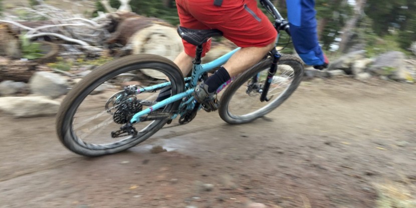 wtb trail boss tcs tough/fast rolling 2.25 - while this tire didn&#039;t quite lock into a corner like the rock razor...