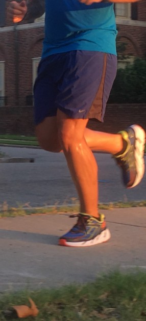 hoka clifton 3 - the maximal padding of the hoka clifton make for a cushy ride.