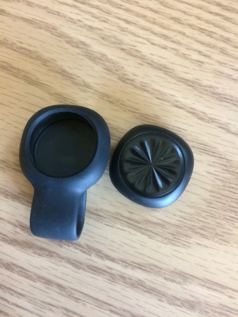 jawbone up move - the up move in two parts. one the left is the rubbery holder and...