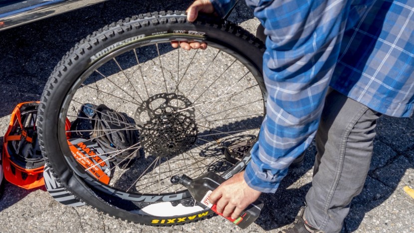 mountain bike tires - tire sealant is essential to maintain an air tight seal and help...