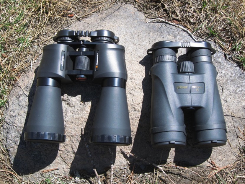 nikon monarch 5 8x56 - these are the two largest binoculars in our test, but due to the...