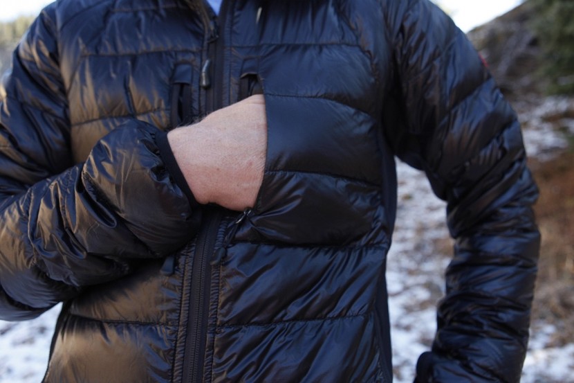 canada goose hybridge lite hoody - dual napolean style chest pockets can hold a good amount of...