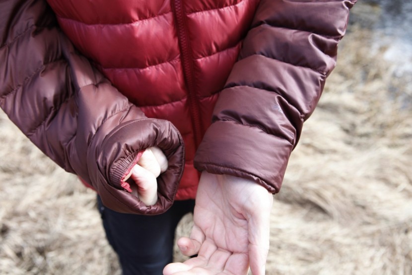 the north face trevail hoodie - the trevail hoodie employs a method of hiding the elastic cuffs...