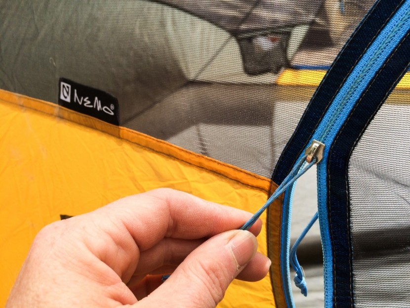 nemo blaze 2p ultralight - we love nemo's attention to detail in the weight savings department...