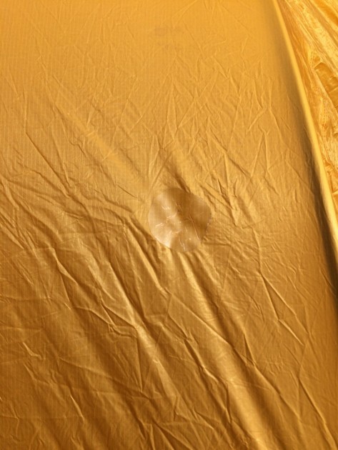 nemo blaze 2p ultralight - some tiny holes were worn into the blaze's fabric while traveling in...