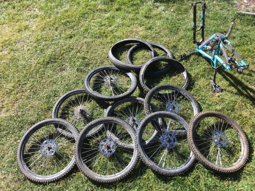 wtb trail boss tcs tough/fast rolling 2.25 - some of the many tires in our mountain bike tire test. we could use...