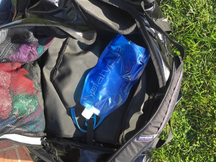 platypus softbottle - great for traveling because it packs down to nothing, the platypus...