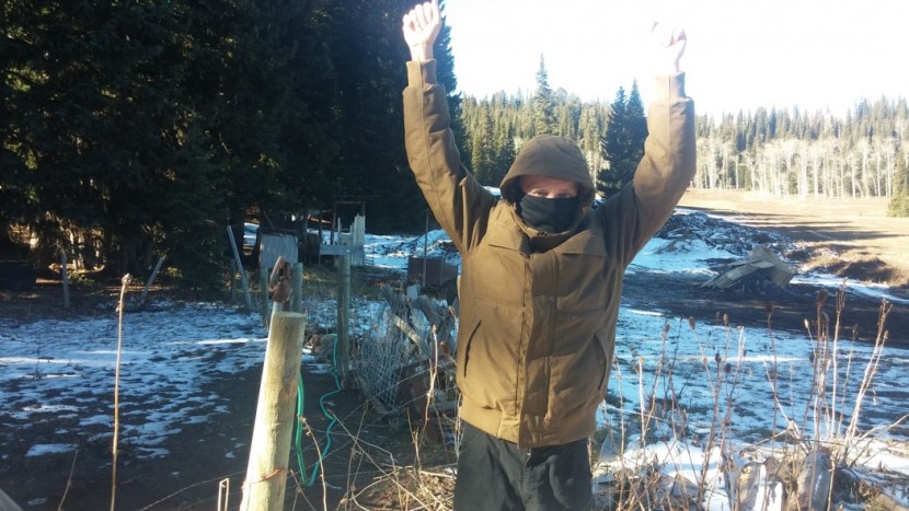 the north face gotham iii jacket - this photo shows both the shorter waist of the gotham (note the...