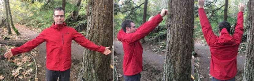 the north face dryzzle - the dryzzle offers average mobility. the hem stayed down with our...