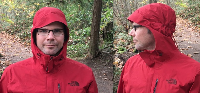 the north face dryzzle - the dryzzle's hood, like the marmot minimalist's, is fantastic...