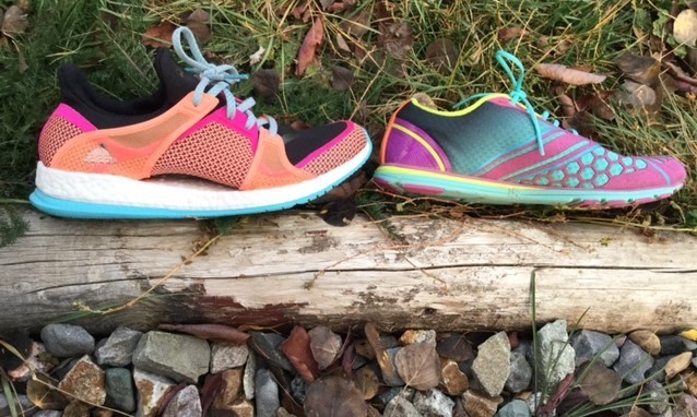 adidas pure boost x training - the adidas pure booost x next to another lightweight competitor the...