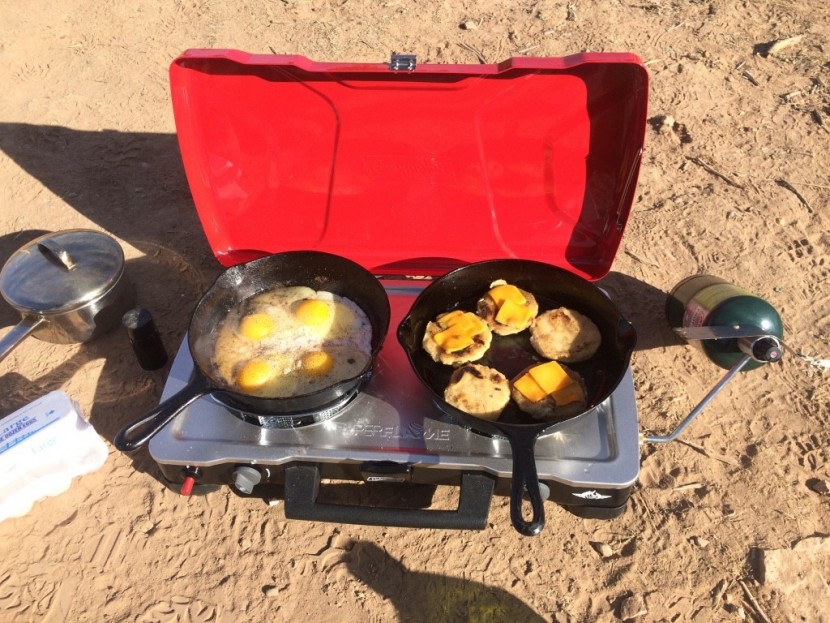 coleman hyperflame fyrecadet - the hyperflame cooked the most unevenly of all the stoves we tried...