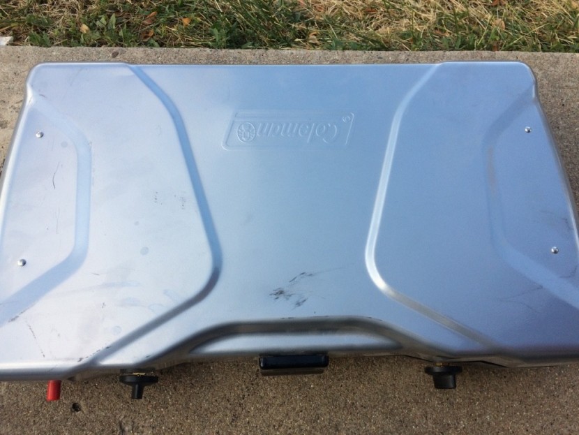 coleman triton plus - the triton cover got scratched and dented much easier than its...