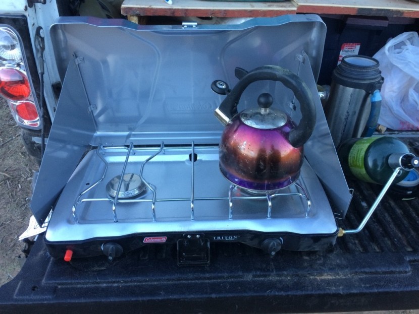 coleman triton plus - with its small burners and lower btu per burner, the triton didn&#039;t...