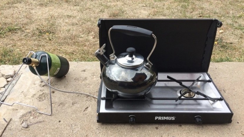 ストーブ/コンロ PRIMUS - PRIMUS KINJIA 2-BURNER GAS STOVE Kinjia Camping Stove | Compact, Outdoor, Double-Burner