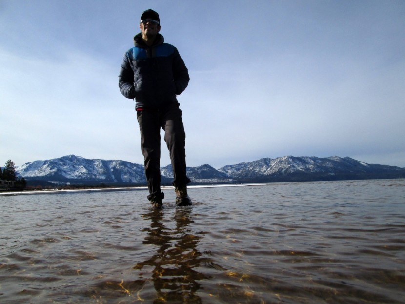 hoka tor summit mid wp - happy, dry feet, despite standing in 3-4 inches of water on the edge...