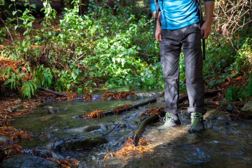 salewa mountain trainer mid gtx - creek crossing? no problem in these boots.