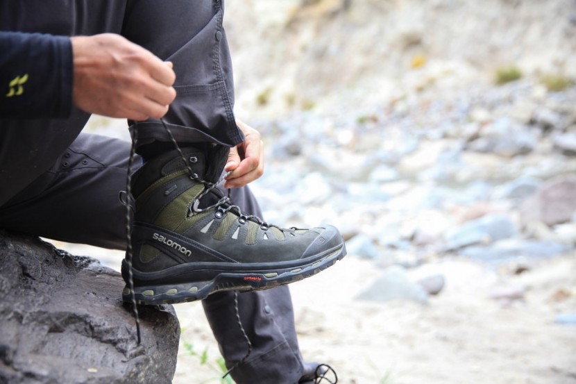 hiking boots men - even with the salomon&#039;s excellent lacing system, you might find...
