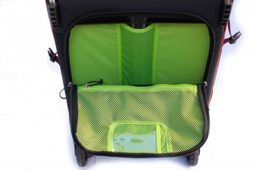 osprey ozone wheeled 22 - you can always try to cram a few extra things in the empty area...