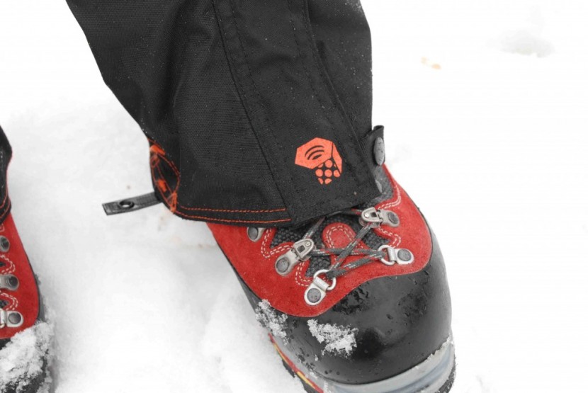 mountain hardwear ascent - the 420d pack cloth does a good job of shedding snow and rain overall.