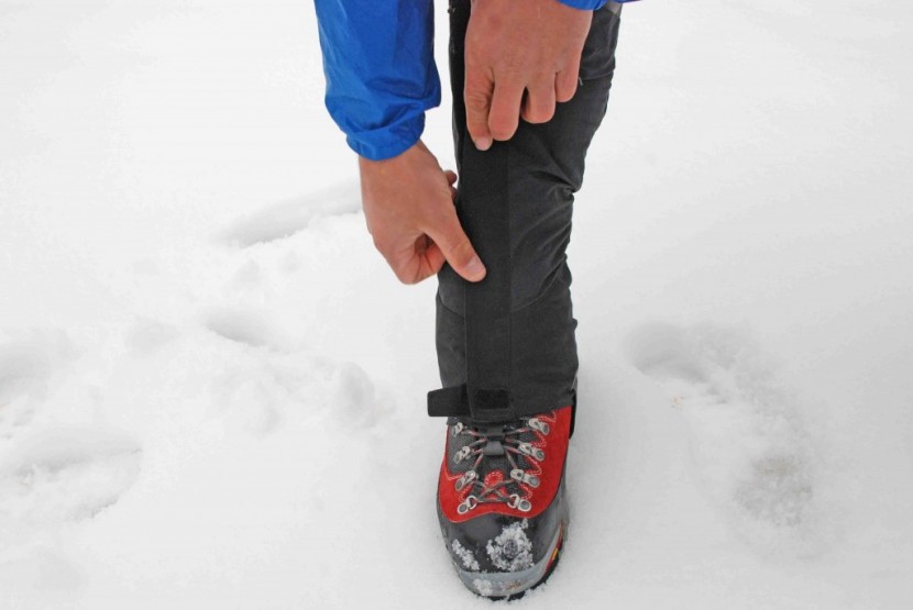 gaiters - the rab latok alpine fit like a glove over our single-layer...