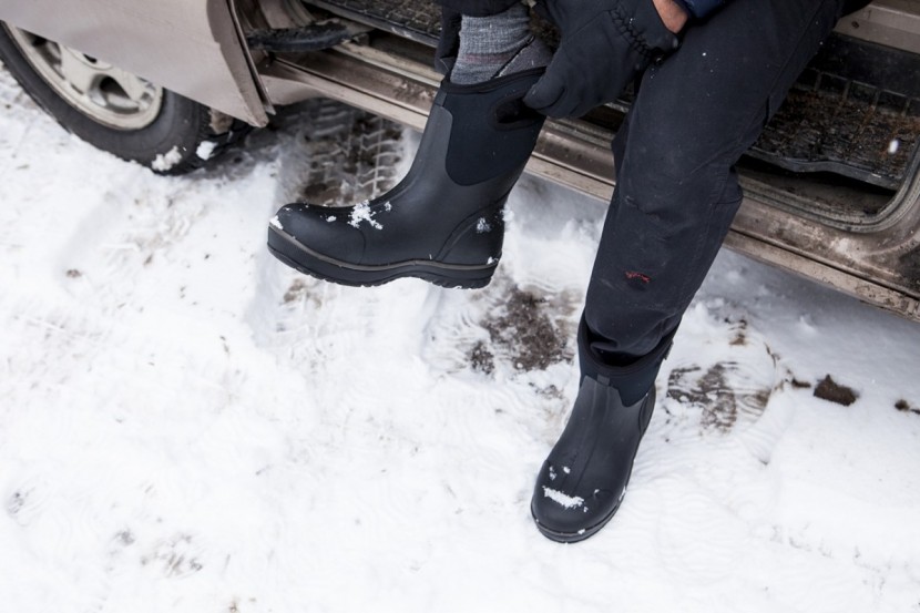 bogs classic ultra mid - slip on boots like these bogs are also ideal for long days that end...