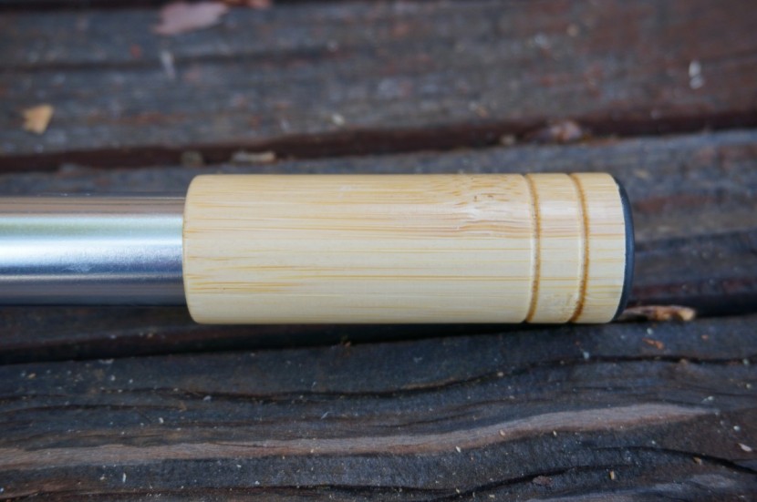 portland design works little silver - the little silver pump has a bamboo handle.