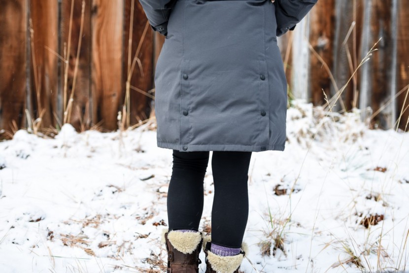 canada goose kensington parka - a unique feature, the kick pleats allowed for better mobility and...