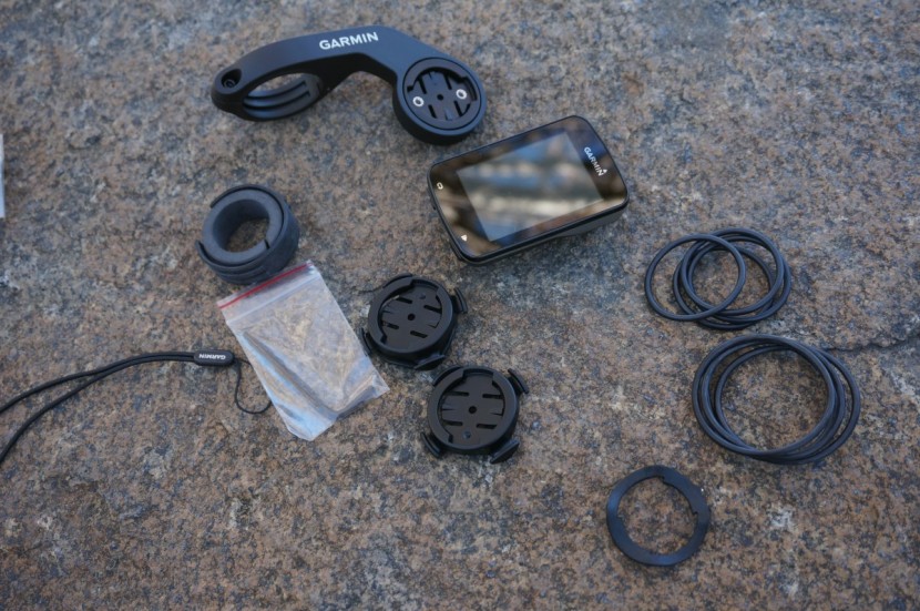 garmin edge 820 - lots of mounting options included with the garmin edge 820.