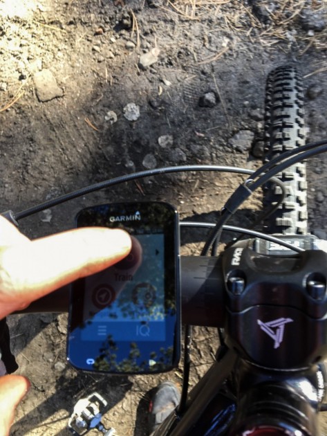 garmin edge 820 - a color touch screen makes navigating through menus quick and easy...