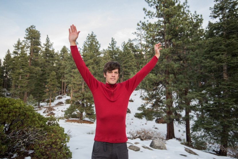 minus33 isolation midweight wool - we were happy to keep our stomachs warm in this model, and the...