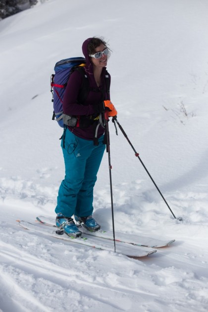 salomon iceglory for women - the iceglory has two zippered hand pockets large enough for...