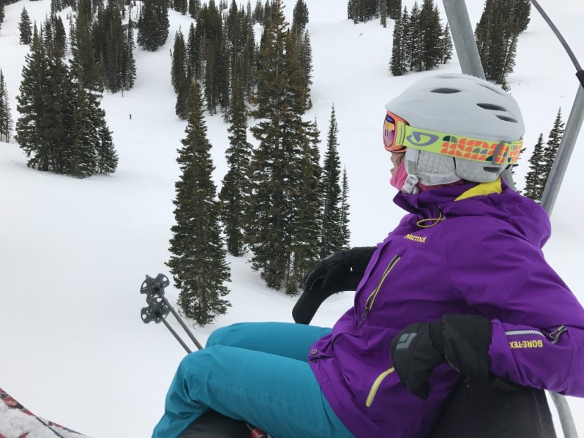 salomon iceglory for women - riding chairs in the iceglory, and our bums never got wet.