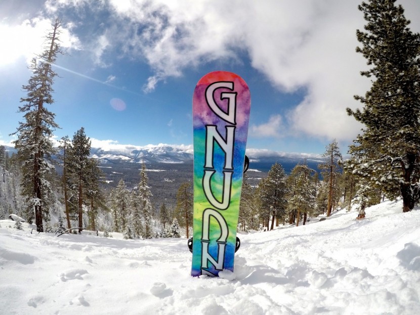snowboard womens - base graphic on the gnu ladies choice