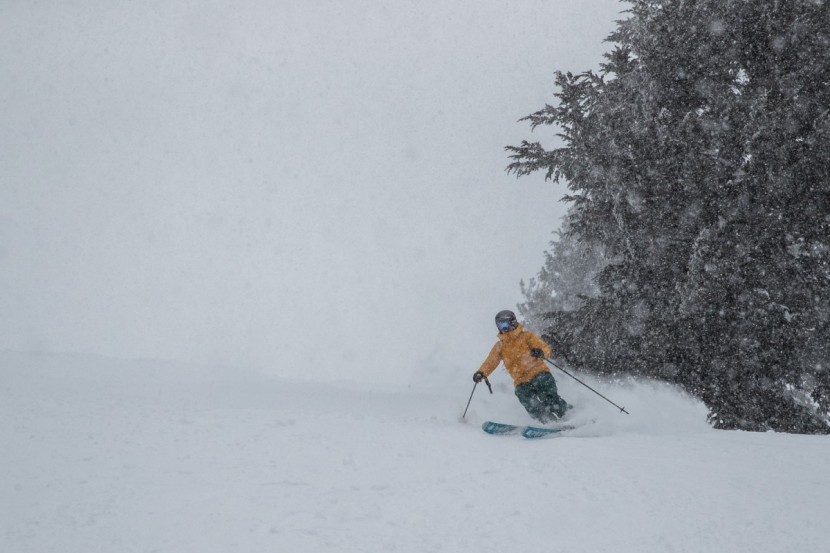 volkl aura - we think the aura has great float in powder with its wide 100mm...