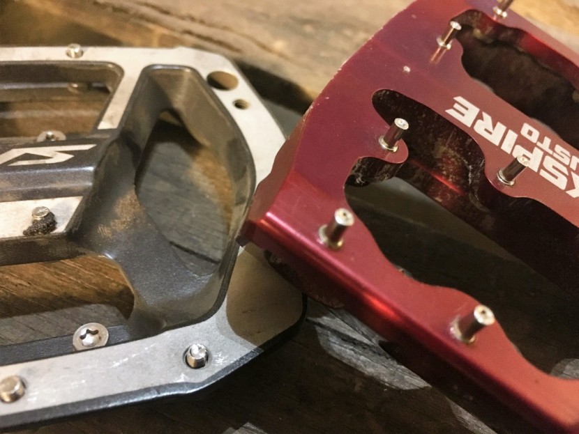 shimano saint mx80 - the shimano saint (left) and blackspire robusto (right) were two of...