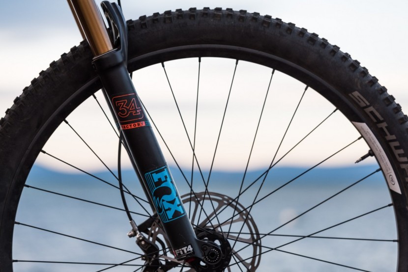 ibis ripley ls 2017 - the 130mm fox float 34 is fine.