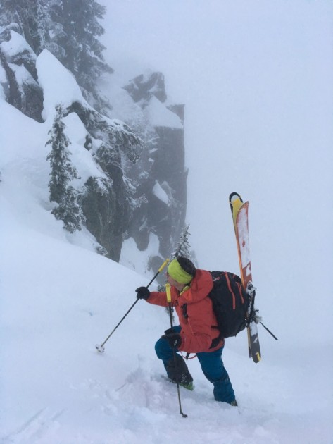 arc'teryx voltair 30 - the ski/snowboard attachment system is easy, quick, and functional...