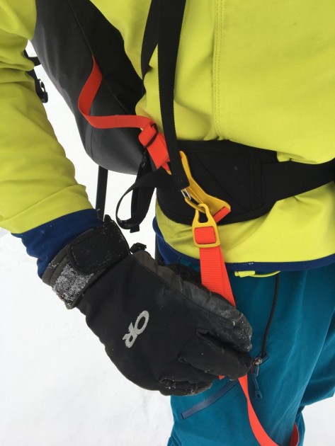 arc'teryx voltair 30 - the leg strap featured on the voltair 30 is by far the easiest to...