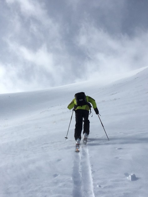 outdoor research furio jacket - in the backcountry, you have to climb the mountain before you have a...