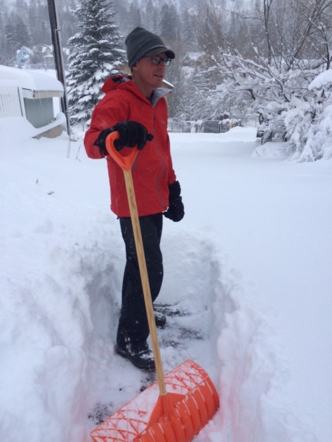 rab latok alpine jacket - two feet of heavy wet snow is not going anywhere fast. this is the...