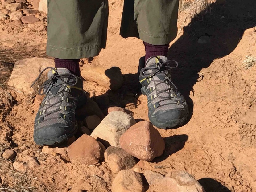 salomon ellipse 3 cs wp for women - this pair of shoes has been worn regularly for almost a year and...